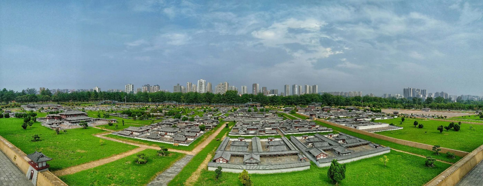 大明宫复用模型全景